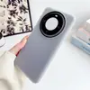 Funda de gel 2 en 1 para Huawei MATE60PRO color sólido 60 simple P60 agujero grande P60PRO