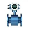 Medidor de Vazão Eletromagnético Integrado de Aço Carbono para Águas Residuais, Esgoto, Água Subterrânea, Medidor de Vazão Eletromagnético Montado em Flange Padrão de Grau Industrial