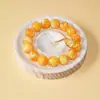 Bandeja de Madera Estilo Europeo para Pulseras Redonda con Cuentas para Exhibición Almacenamiento para Pulseras y Brazaletes Juego Cultural DIY Bandeja para Exhibir Cuentas Budistas