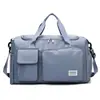 Bolsa de Viaje Portátil, Bolsa de Equipaje de Gran Capacidad, Bolsa de Fitness con Separación Húmedo y Seco, Compartimento Independiente para Zapatos, Almacenamiento Plegable, Bolsa de Maternidad