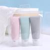 80ml Set de Sub-Botellas de Silicona para Viaje Botella Creativa Sub-envase para Cosméticos Botella de Almacenamiento Set de Lavado Portátil para Viaje