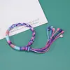 2026 Novas Pulseiras de Corda Coloridas Feitas à Mão Estilo Xizang Estilo Étnico Unissex Pulseiras Coloridas de Corda Trançada Atacado