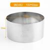 Utensilios para hornear de tres energías molde para pan de tambor grande antiadherente redondo círculo para mousse de queso círculo para tarta cortador de galletas