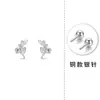 Aretes de Plata de Ley 999 con Diseño de Hoja para Mujer Diseño de Nicho 2026 Nuevo Estilo Pendiente de Cartílago para Oreja Perforación de Oreja Elegante Exquisito Oreja