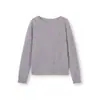 Suéter de Felpa Pequeña para Ropa de Hong Kong y Americana, Capa Base de Lana+Cachemira para Mujer, Estilo Otoño e Invierno, Capa Interior de Felpa
