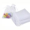 Bolsas de Malla con Cordón en Stock, Bolsas de Regalo de Organza, Bolsas para Dulces, Empaque de Joyería, Bolsas de Almacenamiento de Organza a Prueba de Pájaros