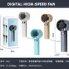 Ventilador Digital de Alta Velocidad Mini Versión con Correa para el Cuello de 120 Velocidades (Versión Básica) Ventilador de mano USB