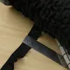 Accesorios de Encaje Elástico de 3m Puños de Falda Escote Dobladillo Pliegues Decorativos DIY Hecho a Mano Borde Elástico