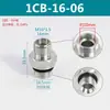 Adaptador hidráulico acero 45# Yonghua cono de 24 grados férula sello ED fitting para manguera 1CB 1CM 1DB 1DM