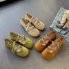 Zapatos Mary Jane de gamuza con tiras cruzadas estilo retro francés para mujer, nuevos zapatos de ballet versátiles de otoño 2026