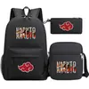 Mochila Nova de Verão 2022 Harajuku Anime Estudante Casual Casual Mochila Escolar Grande Capacidade Conjunto de Três Peças
