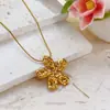 Pendientes de Metal Geométricos Florales Exagerados Estilo Fresco de Nicho Pendientes de Moda de Gama Alta Venta al por Mayor