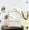 Mochila de Color Caramelo Fresca y Dulce de Nuevo Diseño de Alto Valor Estético Estilo Japonés para Estudiantes de Primaria y Secundaria, Mochila Casual y Sencilla de Gran Capacidad