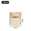 Pote de Vidro Selado Transfronteiriço Pote de Vidro Borossilicato para Chá Pote de Armazenamento de Frutas Secas Cereal Doce Pote de Vidro com Tampa