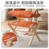 Taburete de sofá de madera maciza con pedal para sala de estar, taburete bajo con pedales, taburete nuevo para el hogar, taburete para cambiar zapatos