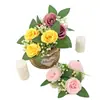 Adornos de Flores Artificiales Transfronterizos Paquete de Materiales DIY Decoración de Mesa de Comedor Candelabro Decoración del Hogar Regalo del Día de la Madre San Valentín