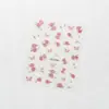 Nuevo Pegatina de Uñas Artísticas Flor Mariposa Pura Rosa Azul Flor Pequeña Mariposa Pintada a Mano Dulce Linda Pegatina de Uñas Todo Fósforo