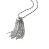 Collar con Borla de Espiga de Trigo con Perlas, Moda Europea y Americana, Temperamento Elegante, Cadena para Clavícula, Joyería de Diseño Único de Nicho