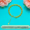 Pulseira de Prata Pura 999 Nova com Pingentes de Favo de Mel Brilhantes para Mulheres, Pulseira da Moda Leve de Luxo de Alta Qualidade, Presente para Meninas