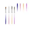 Fábrica nail art caneta atacado metal caneta nail art pintura caneta terapia de luz caneta cristal caneta nail art pincel