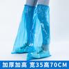 Cubrezapatos desechable impermeable y a prueba de polvo botas de lluvia engrosado resistente al desgaste antideslizante cubierta de bota alta día lluvioso cubrezapatos extendido