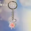 Lindo Hecho a Mano DIY Cangrejo Tortuga Delfín Bolsa Colgante de Joyería Unisex Moda Llavero Personalizado