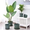 Vaso de galão controlado por raiz grossa com várias especificações Drenagem respirável Vaso de flores de plástico Varanda Plantio de flores Legumes Plantio verde Vaso de flores Jardinagem