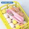 316 Aço Inoxidável de Grau Alimentício, Tigela Binaural Infantil, Tigela Anti-Queimadura para Suplemento Alimentar, Tigela Portátil Especial de Aço Inoxidável para Bebê com Alça para Comer