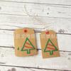 Regalo hecho a mano de diamantes de alta gama mensaje de repostería tarjeta de felicitación DIY etiqueta de papel kraft para árbol de Navidad papel especial creativo