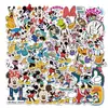 Pegatinas de Princesa Congelada de Mickey Pegatinas de equipaje de Marvel Stitch Pegatinas de dibujos animados decorativas INS para diario