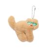 Llavero creativo de peluche de gato largo con bonito colgante de dibujos animados para mujer, accesorios de ropa, bolso, llavero al por mayor