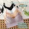 Bralette de una pieza completo de encaje para mujer con copas y almohadillas mamarias de látex, Camisola de encaje sin espalda, Sujetador push-up