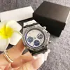 Reloj al por mayor Clásico Retro de Negocios de Cuarzo Tres Ojos y Seis Manecillas con Calendario Reloj de Moda y Versátil para Hombre