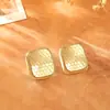 Pendientes Cuadrados Geométricos de Cristal de Hielo de Gama Alta, Modernos y Únicos, Pendientes Brillantes para Mujer, Accesorios Sencillos Estilo Ins