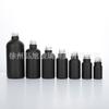 Botella de aceite esencial de 30 ml, botella de spray de emulsión, botellas de perfume, botella de bola de masaje para el cuidado de la piel, botella de vidrio de muestra a prueba de luz