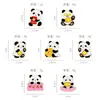 Broche de Aleación de Dibujos Animados Lindo Panda Festivo Tesoro de la Suerte Auspicioso Buena Fortuna Insignia de Joyería de Año Nuevo