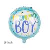 Globo de baby shower para hombre y mujer, decoración de fiesta de globos aerostáticos para bautizo de bebé, traje de globo