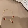 Caperucita Roja Explosiones Calabaza Fritillaria Imitación Pulsera Flash Temperamento Sentido de Alto Nivel Estilo Chanel Joyería Exquisita para Mujeres