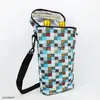 Bolsa de Vino Tinto de un Solo Hombro Bolsa de Vino de PU Bolsa de Regalo para Dos Botellas Fábrica de Bolsas de Vino de Cuero