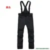 Macacão de Ski para Homens e Mulheres, Calça de Algodão à Prova de Vento e Quente para Uso Externo no Inverno, Suspensórios para Esqui Simples e Duplo, Calça de Neve Removível