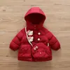 M346 Ropa Exterior de Algodón Engrosado para Niñas Ropa Exterior de Invierno Linda Moderna Versátil Dibujos Animados Ropa Exterior de Algodón Nueva Chaqueta de Algodón de Invierno