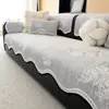 Cojín de sofá gris simple, apto para todas las estaciones, con base antideslizante, tacto premium y forma única diseñada para evitar que los gatos lo arañen.; hecho de tela de chenilla