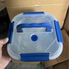 Caja Portátil de Almacenamiento de Alimentos de Acero Inoxidable 304 Engrosado, Lonchera Cuadrada Sellada Antiderrames, Caja de Almacenamiento para Refrigerador, Caja Bento Portátil