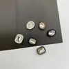 Accesorios Sencillos de Aleación Mini Incrustados con Diamantes Accesorios Marrones Otoño e Invierno Horquilla DIY Hecha a Mano Funda para Teléfono Accesorios para Uñas