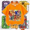 Novo Jogo de Restaurante Pizzy's Parlor Mercadoria Roupas Camiseta de Manga Curta Infantil Top Solto Verão