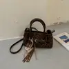 Moda Outono/Inverno 2026 High-End Estilosa Versátil Couro Bovino Fosco Simples Estilo Coreano Bolsa de Ombro Única de Mão Única Ombro Transversal