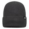 Gorro Cálido para Hombre, Moderno Redondeado con Borde Enrollado para Deportes al Aire Libre, Resistente al Viento y al Frío, Tipo Jersey de Lana, Moderno y Versátil