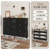 Zapatero abatible ultrafino para uso doméstico, nuevo modelo negro, mueble de almacenamiento para entrada montado en la pared, zapatero de pasillo integrado de gran capacidad