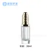 Em estoque atacado 30ml50nl frasco conta-gotas ombro de diamante frasco de vidro octogonal frasco cosmético de alta qualidade