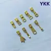 Cremallera Ykk No. Cremallera de 3 Dientes Metálicos con Deslizador de Bloqueo Automático para Bolsas, Bolsillos y Ropa, con Deslizador Antideslizante